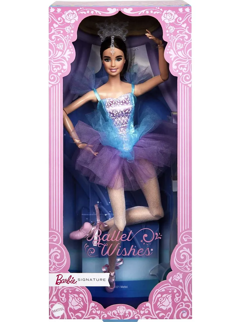 Mattel Spielwaren Barbie Signature Ballet Wishes Ankleidepuppen Puppen Ankleidepuppen Geschenk 6 7 8 9 10 Jahre Alte Mädchen Kinder Jungen Kind Weihnachten Xmas Chanukka Geburtstag Geb Balletgeschenk Balletpuppe Geschenk Zur Aufführung Ballet-puppe Ta... – Bild 3
