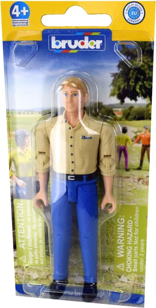 Bruder 60006 Bworld - Mann, Blond Mit Blauer Hose – Bild 4