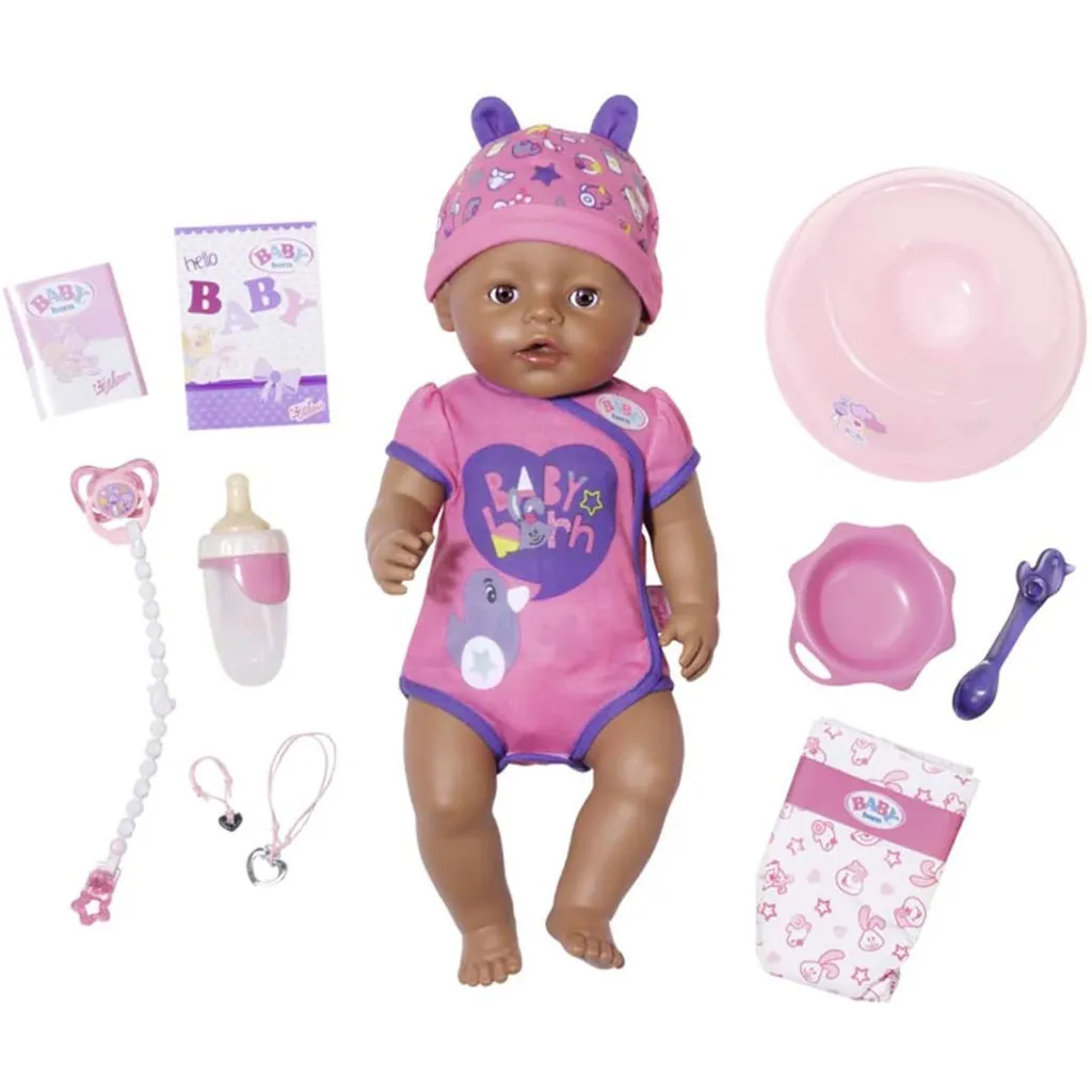 Zapf Creation Zapf 826089 - BABY Born - Soft Touch Girl Puppe Mit Zubehör, 43 Cm