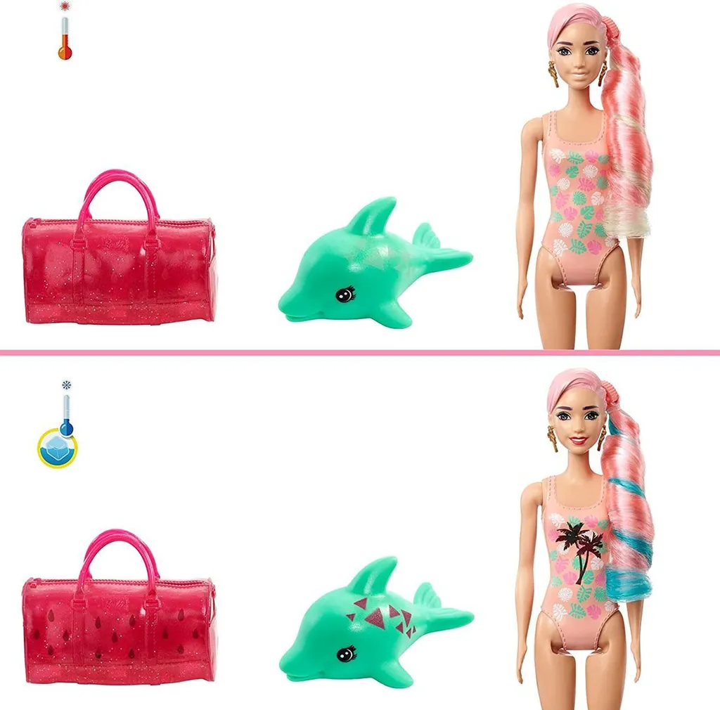 Barbie Color Reveal Schaumspaß-Wassermelone Puppe – Bild 10
