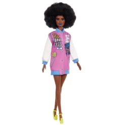 Barbie Fashionistas Puppe Mit Letterman Jacke, Anziehpuppe