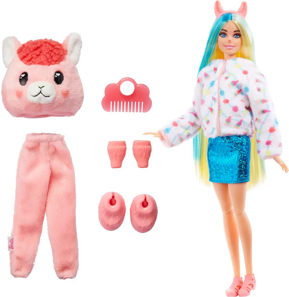 Barbie Cutie Reveal Traumland Fantasie Serie Puppe - Lama – Bild 3