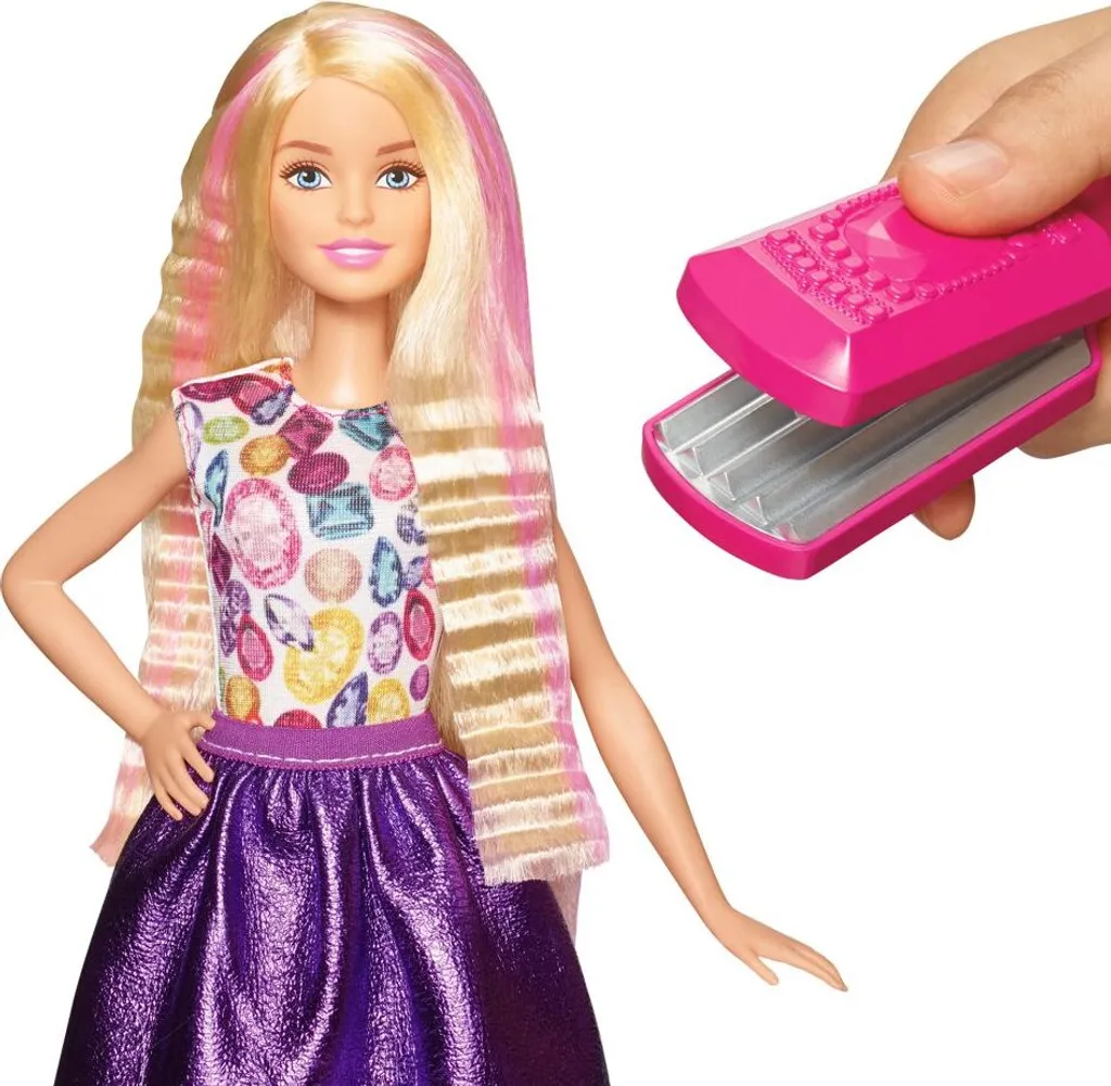 MATTEL Barbie Wellen- Und Lockenspaß Puppe. DWK49 – Bild 10