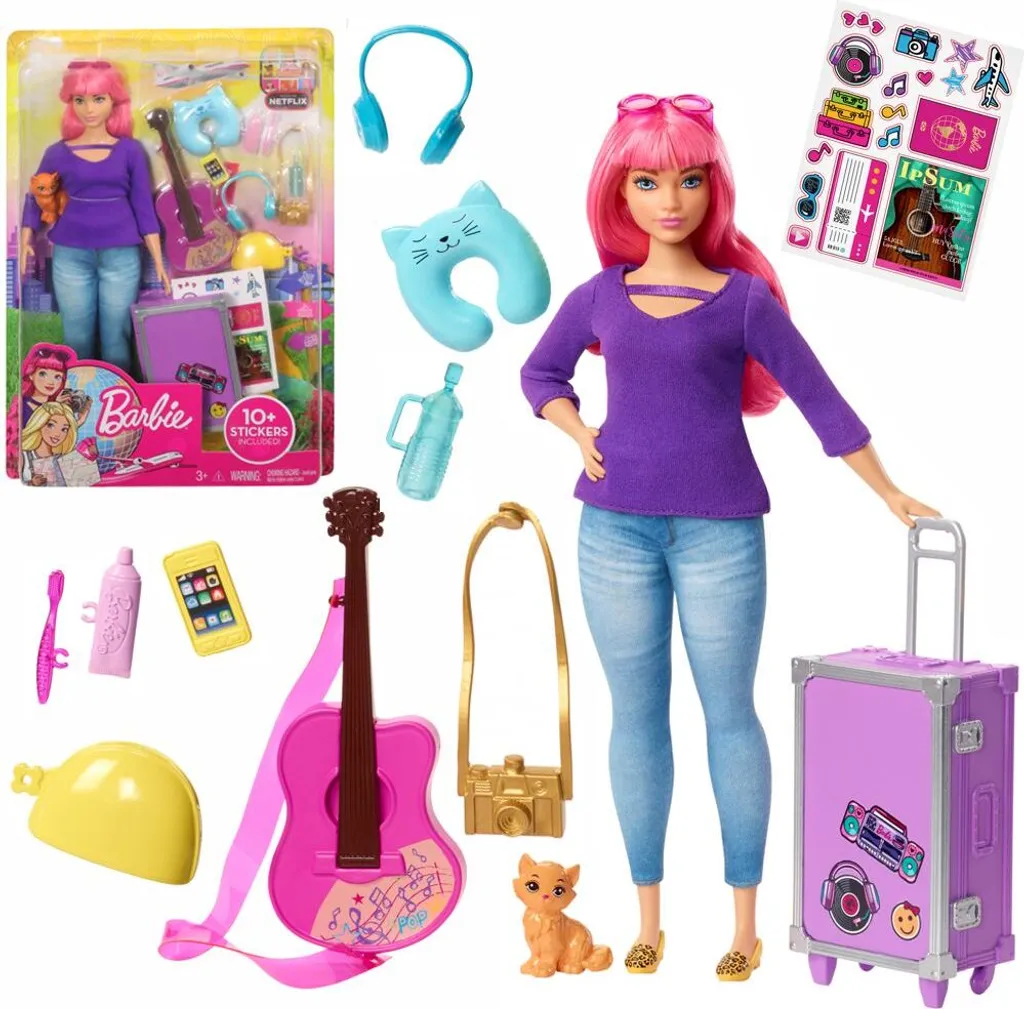 Barbie Travel Puppe (pink) Und Zubehör – Bild 10