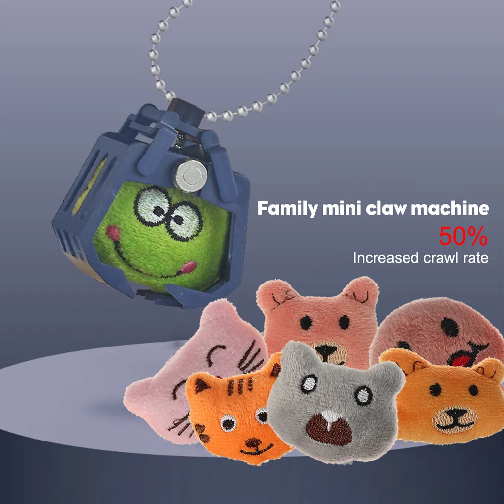 Kimbosmart Mini Puppenmaschine Klauenmaschine Grabber Klauen Maschine Mit Musik Licht DIY Spielzeug Kinder â Bild 4