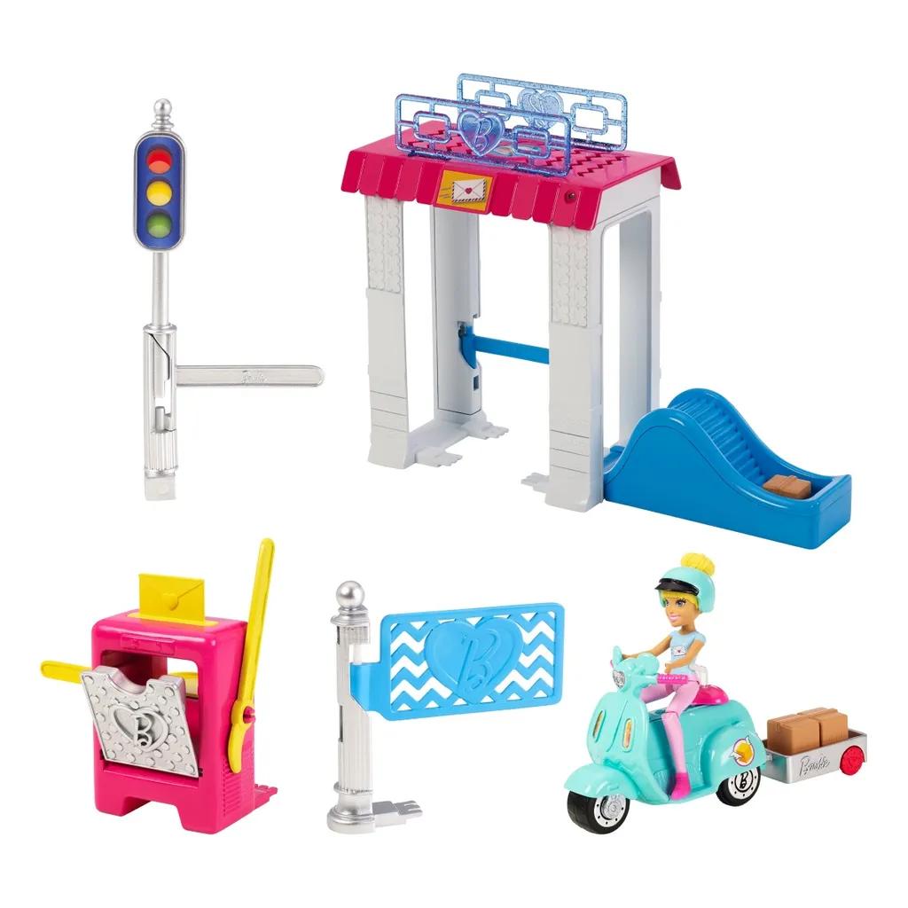 MATTEL Barbie On The Go Poststation Spielset – Bild 6