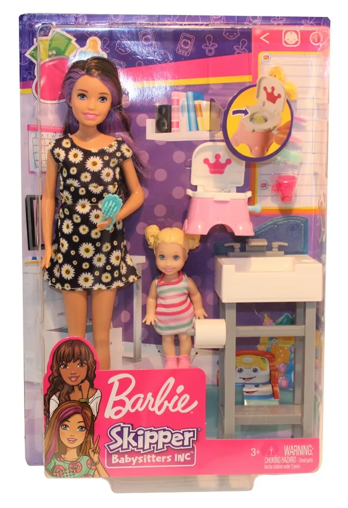 Barbie "Skipper Babysitters Inc." Puppen Und Töpfchen-Training Spielset – Bild 14