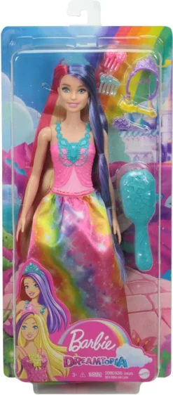 Barbie Dreamtopia Regenbogenzauber Prinzessin Puppe, Anziehpuppe