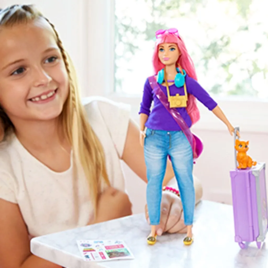 Barbie Travel Puppe (pink) Und Zubehör – Bild 14