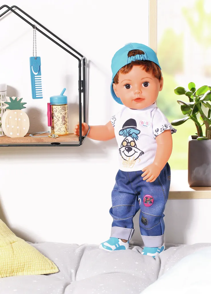 Zapf Creation Zapf 826911 BABY Born Soft Touch Brother 43 Cm – Bild 3