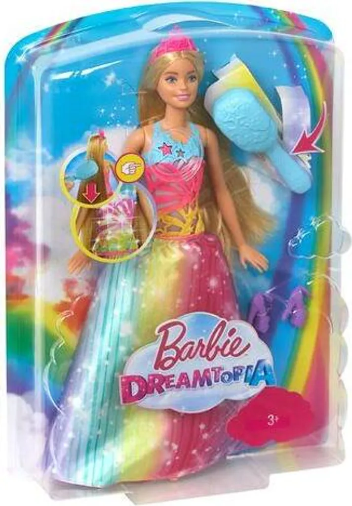 Barbie Dreamtopia Regenbogen-Königreich Magische Haarspiel-Prinzessin (blond) – Bild 10