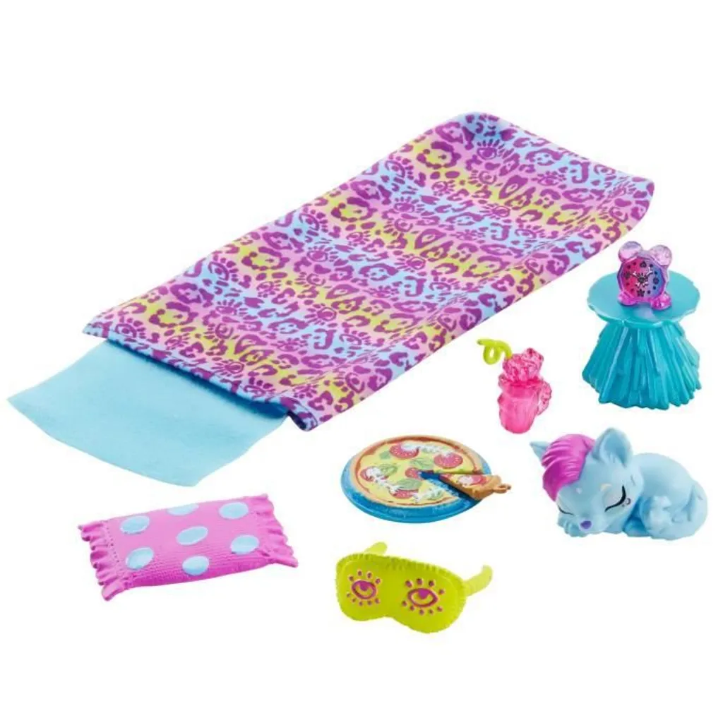 Mattel Cave Club Puppe Inkl. Zubehör Tella Pyjamapartyspass Ca. 22cm GTH06 – Bild 6