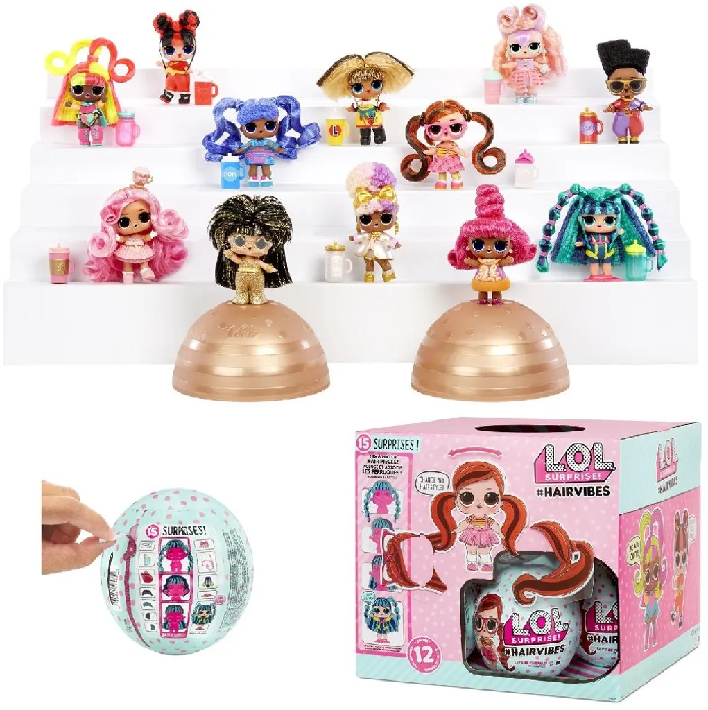 MGA Entertainment Minipuppe L.O.L. Surprise! #Hairvibes Tots Series A, Mädchen – Bild 18