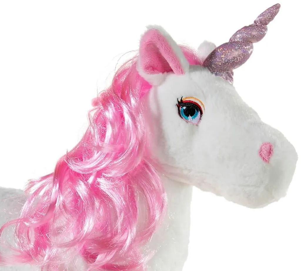 EINHORN Mit Puppenhaar - Plüschtier Einhorn – Bild 3