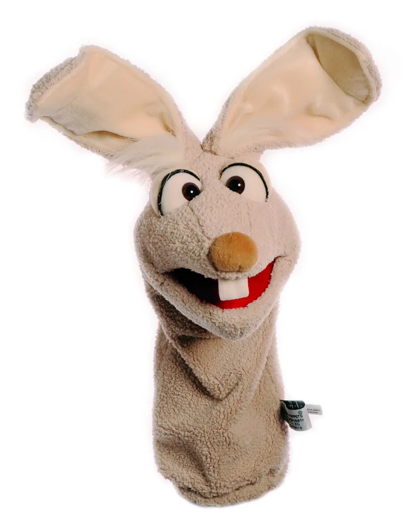Living Puppets Quasselwürmer Mampfred Hase 40 Cm