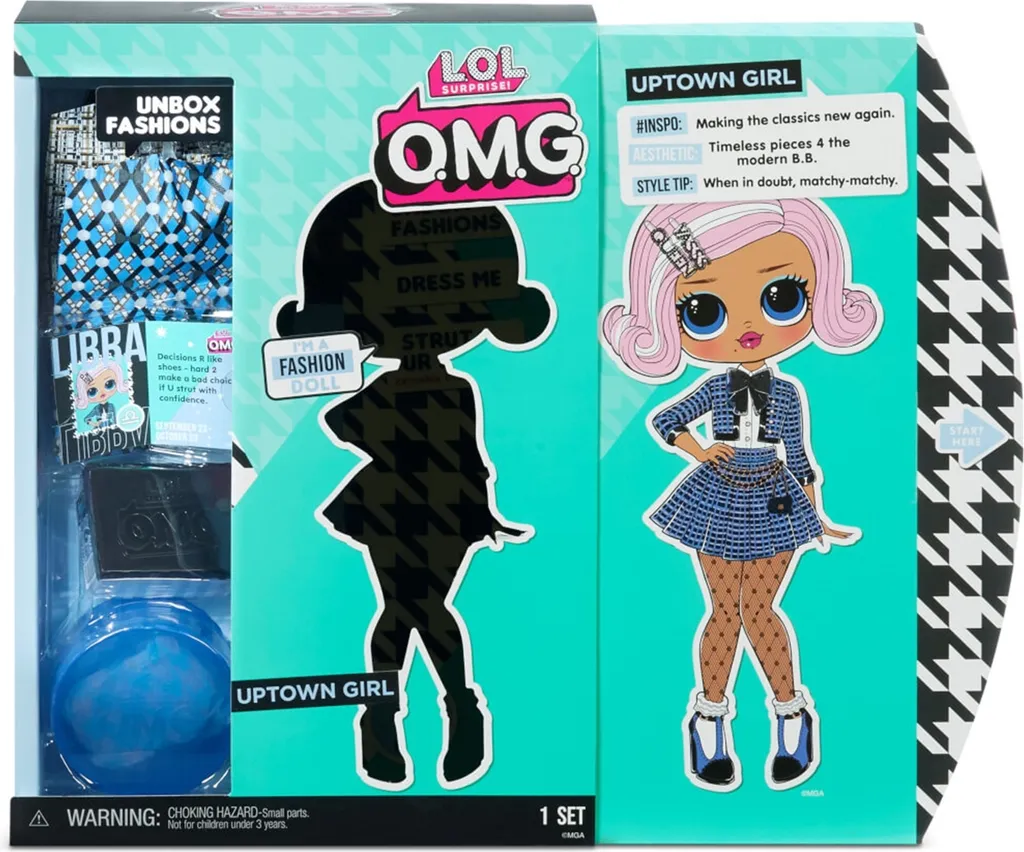 MGA Entertainment 570288PE7C L.O.L. Surprise OMG 3.8 Doll- Uptown Girl – Bild 7