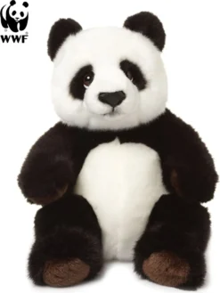 WWF - Plüschtier - Panda (sitzend, 22cm) Lebensecht Kuscheltier Stofftier Bär