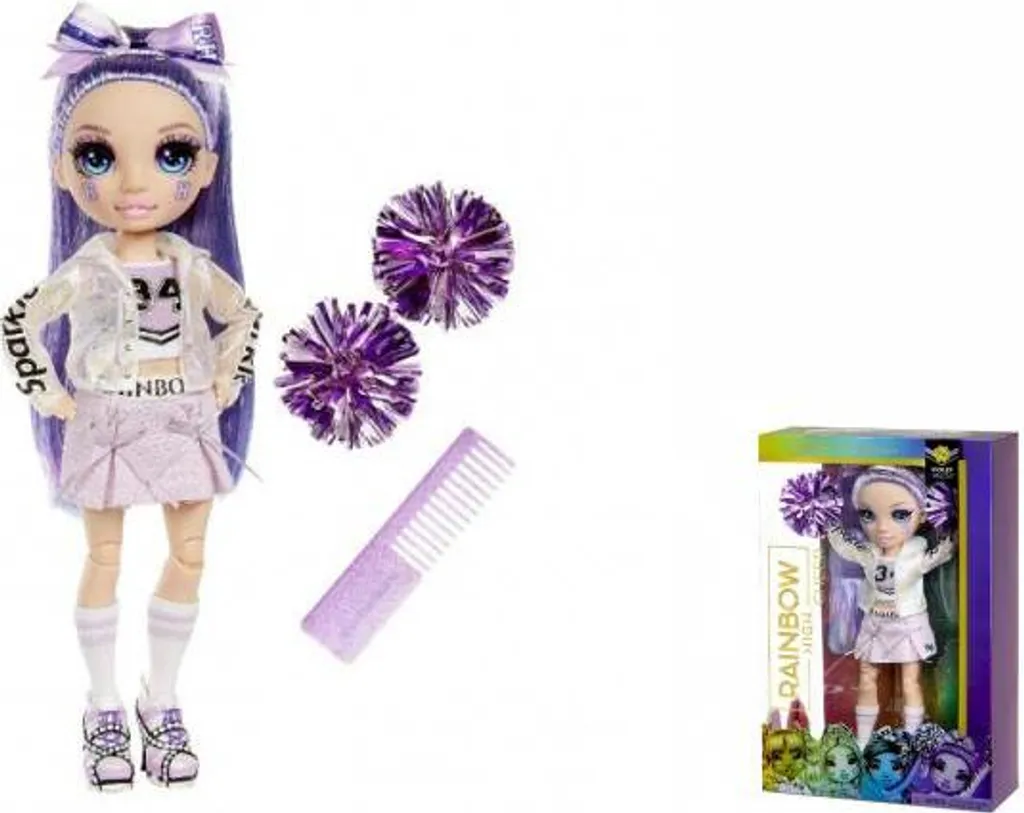 MGA Entertainment Rainbow High Cheer Doll-Violet Willow 0 0 STK – Bild 5