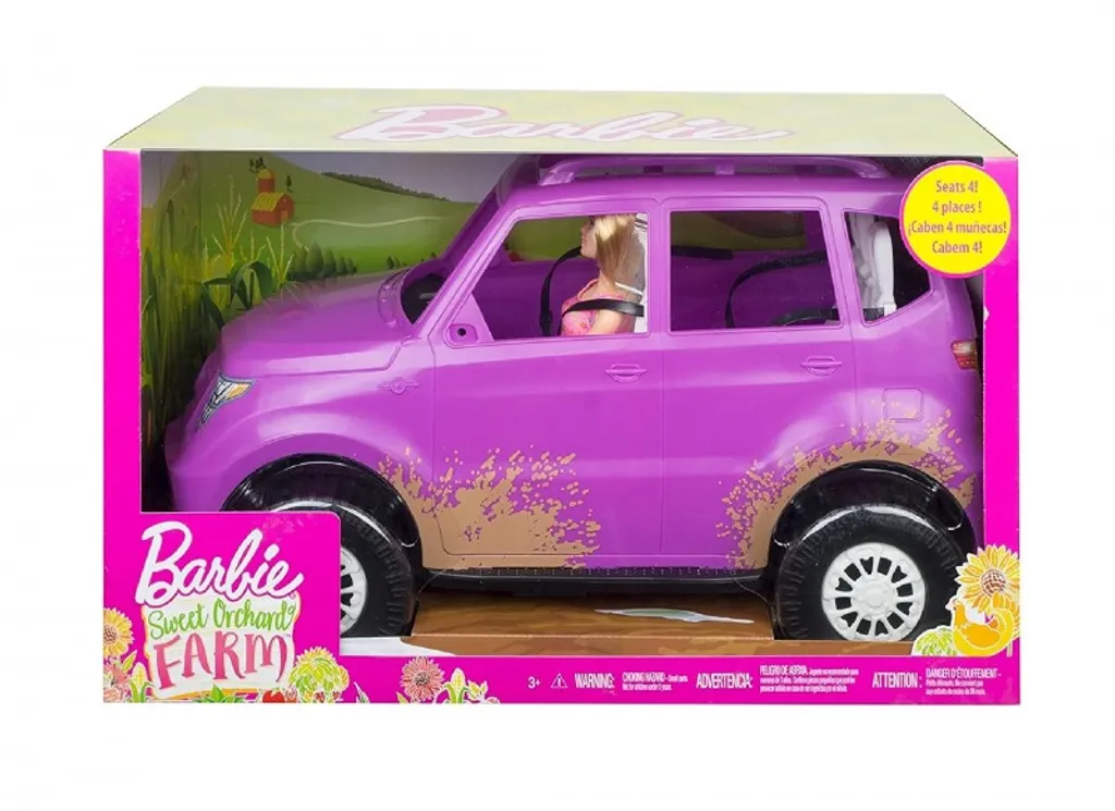 Barbie Groß Suv Barbie Auto + Puppe Mattel – Bild 6