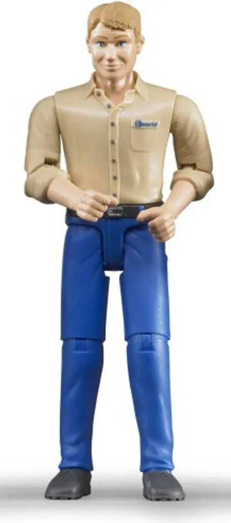 Bruder 60006 Bworld - Mann, Blond Mit Blauer Hose – Bild 2