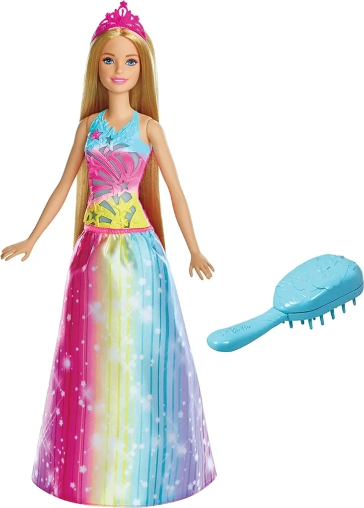 Barbie Dreamtopia Regenbogen-Königreich Magische Haarspiel-Prinzessin (blond) – Bild 2