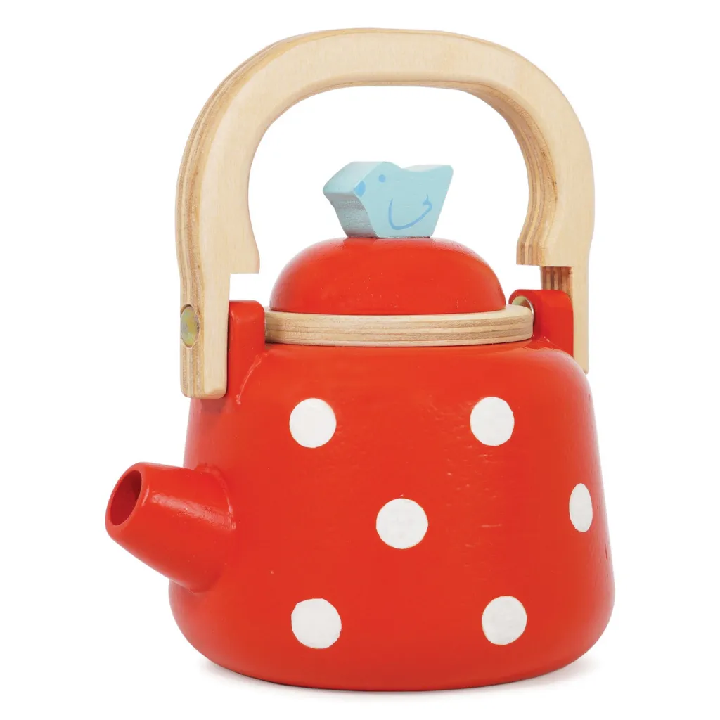 Le Toy Van TV312 Teekessel "Dotty Kettle" Holz – Bild 4