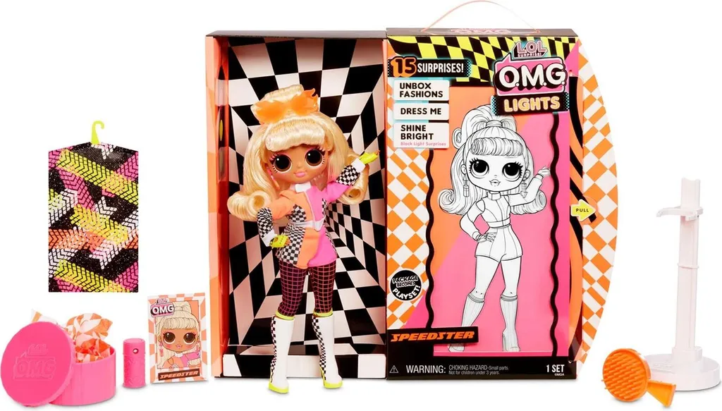MGA Entertainment L.O.L. Surprise! O.M.G. Doll Lights SPEEDSTER