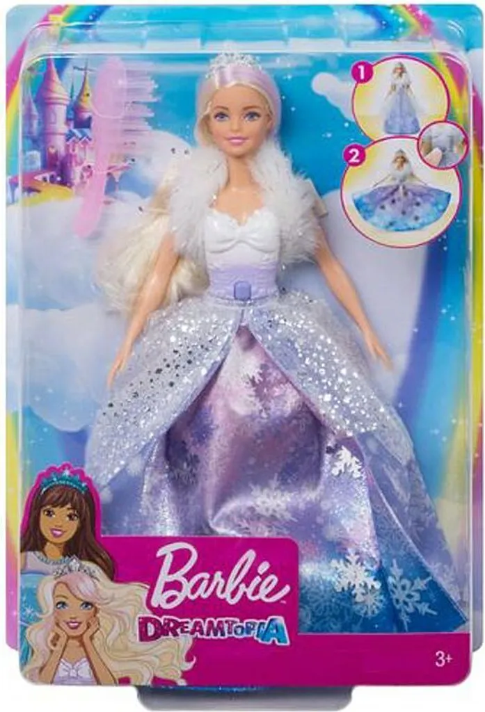 Barbie Dreamtopia Schneezauber-Prinzessinnen-Puppe (ca. 30 Cm) – Bild 4