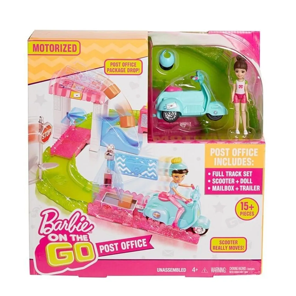 MATTEL Barbie On The Go Poststation Spielset – Bild 8
