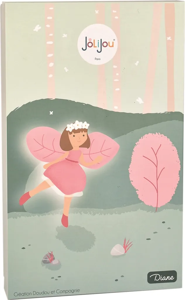 Doudou Et Compagnie Stoffpuppe Erstlingspuppe 25 Cm Waldfee Diane – Bild 2