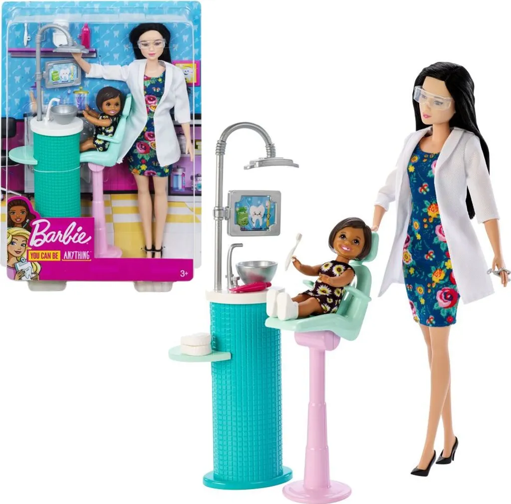 Barbie Zahnärztin-Puppe (brünett) Und Spielset – Bild 8