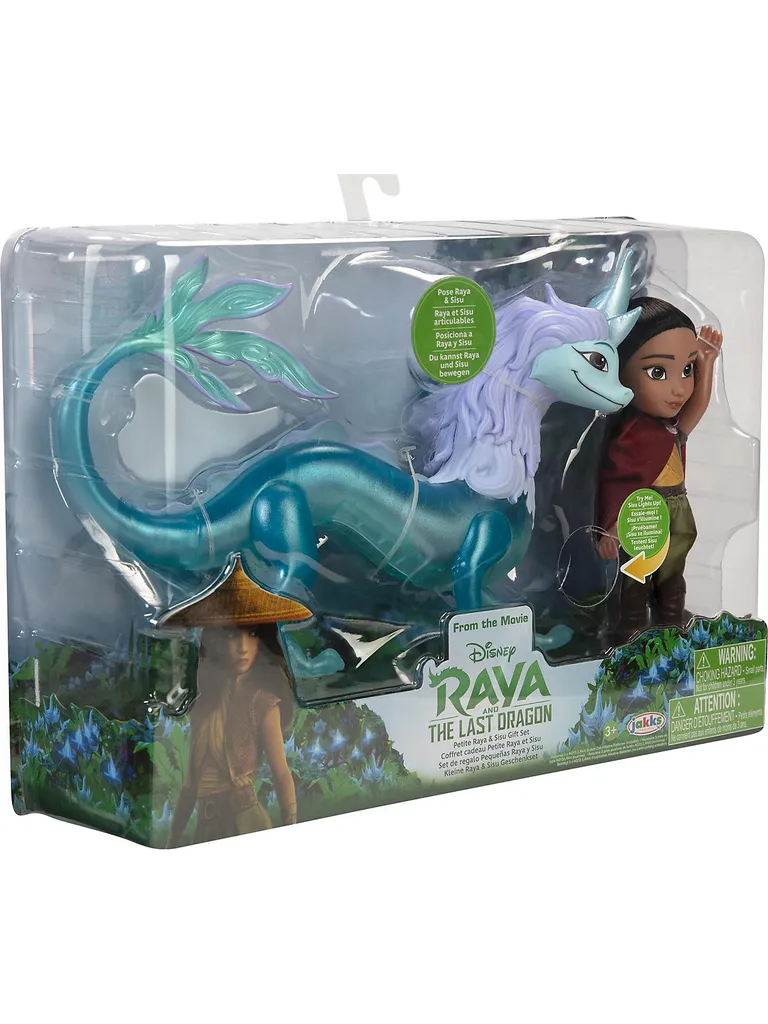 Jakks Pacific Spielwaren Raya Der Letzte Drache - Kleine Raya Puppe & Sisu Drache 15 Cm Mit Funktion Stehpuppen Puppen Großpuppen – Bild 7