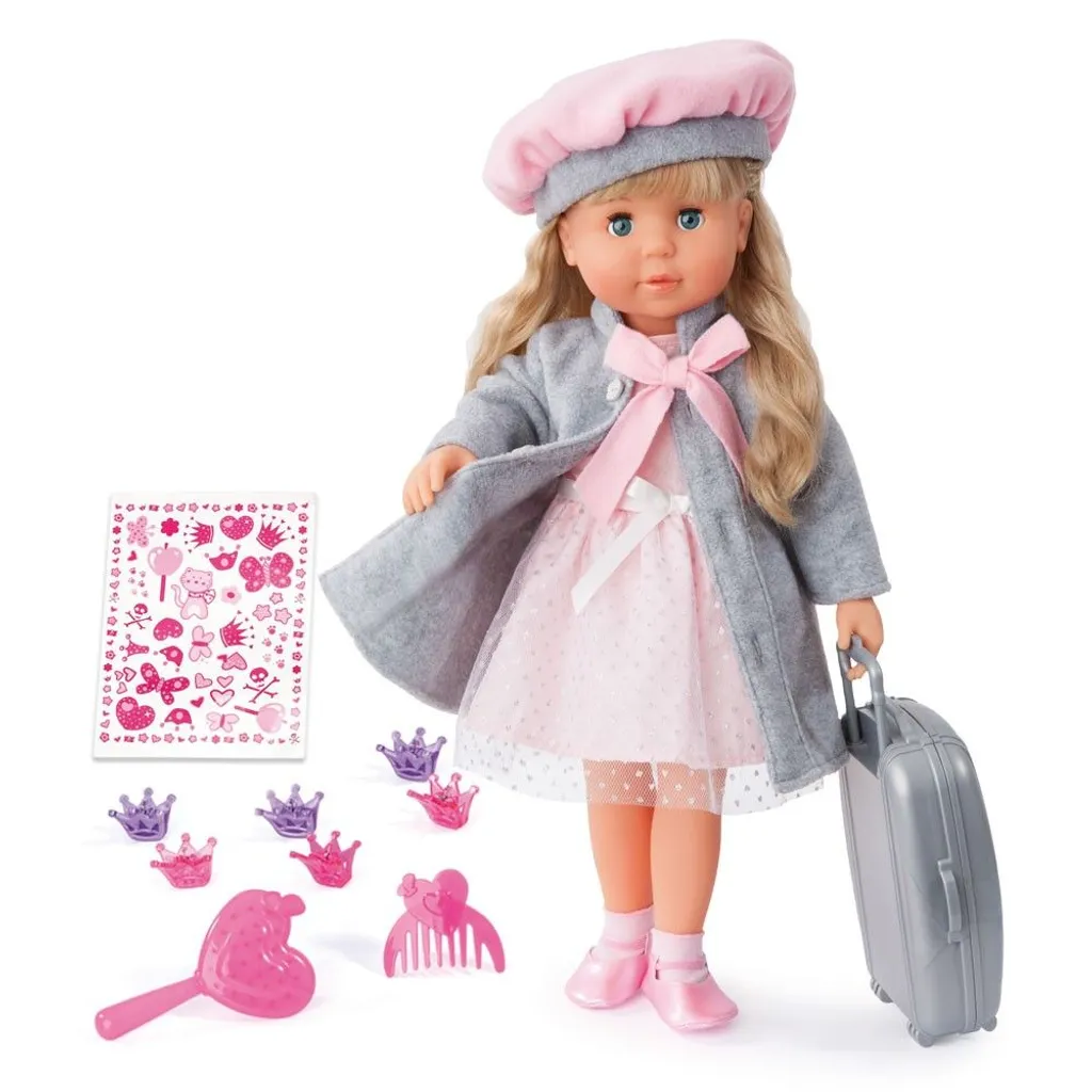 Bayer Design - Charlene Interactive Puppe Mit Haaren Und Zubehör, Sprechend, Grau, Rosa – Bild 7