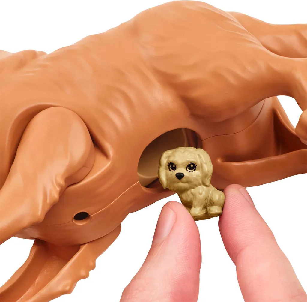 Barbie Puppe (blond) Mit Hund & Welpen, Set Inkl. Zubehör – Bild 5