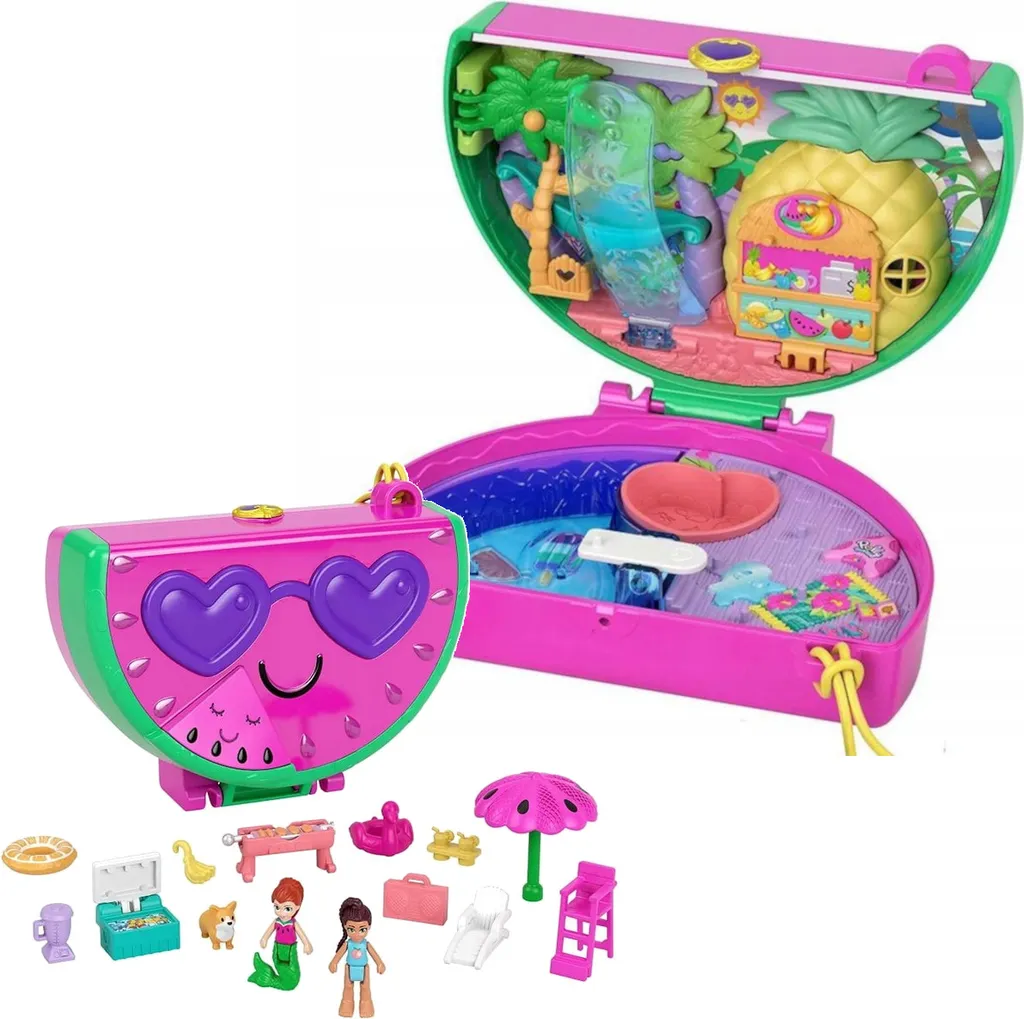 Mattel Spielwaren Polly Pocket Wassermelonen Schatulle Sammelfiguren Sammelfiguren Spielzeug 5 6 7 8 9 Jahre Mädchen Junge Kind Kleinkind Teenager Erwachsener Sammler Sammler Sammlerstück Drinnen Draußen Geburtstag Geb Weihnachten Ostern Hannukah Hanu... – Bild 9