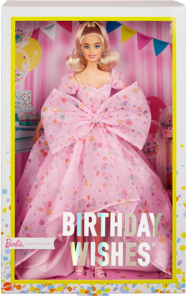 Barbie Signature Birthday Wishes Puppe Mit Rosa Kleid, Geschenk Für Kinder Ab 6 Jahren – Bild 6
