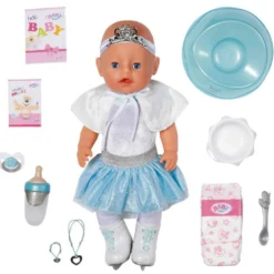 Zapf Creation BABY Born Soft Touch Eisballerina Mit Accessoires 43cm