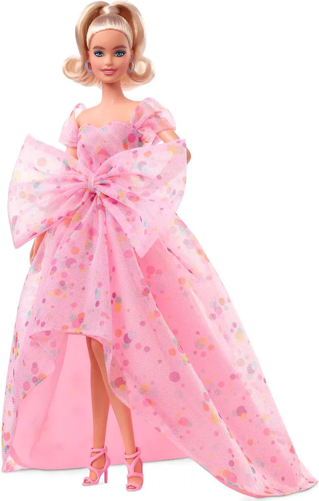 Barbie Signature Birthday Wishes Puppe Mit Rosa Kleid, Geschenk Für Kinder Ab 6 Jahren – Bild 5