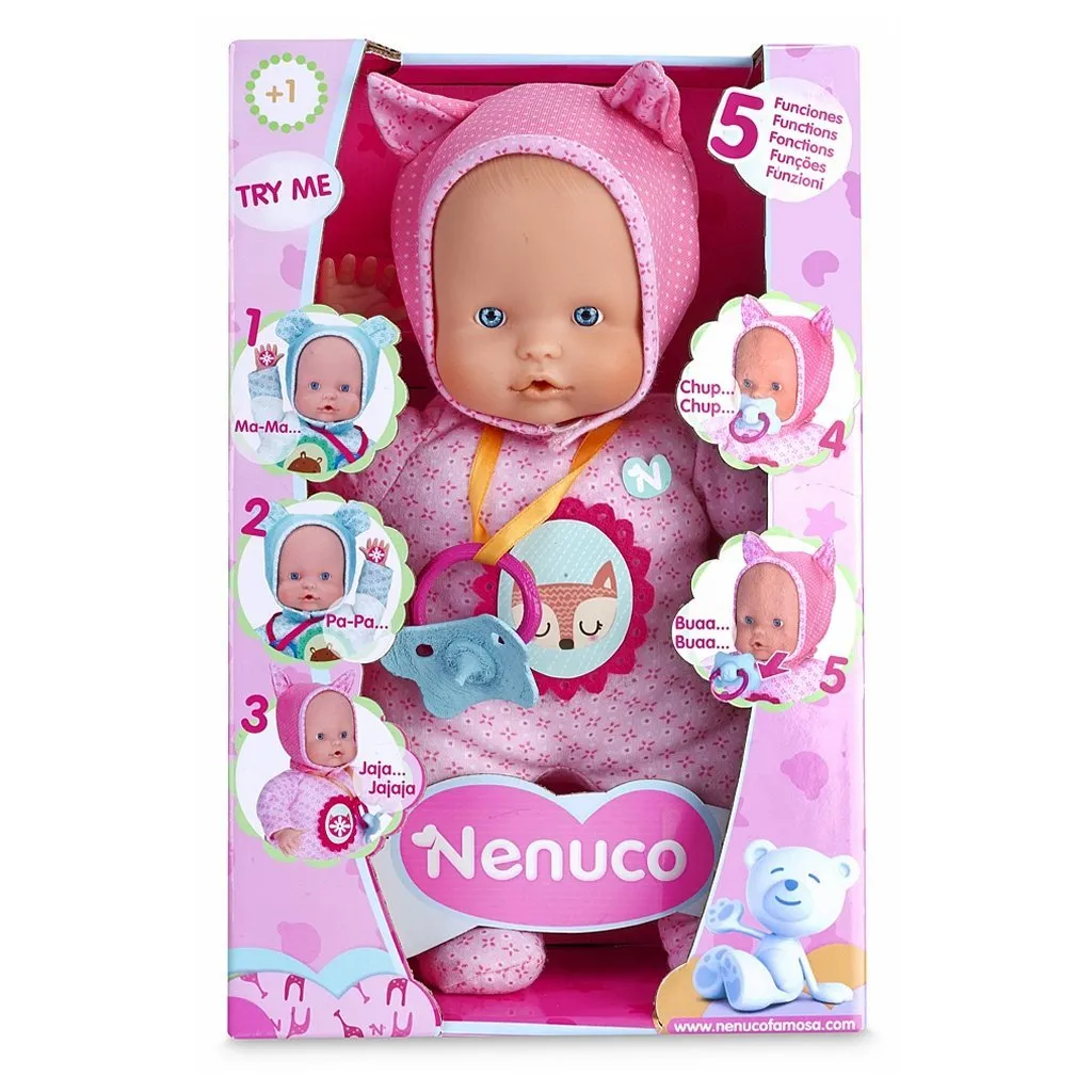 Babypuppe Nenuco Little Fox Famosa (30 Cm) Rosa Famosa