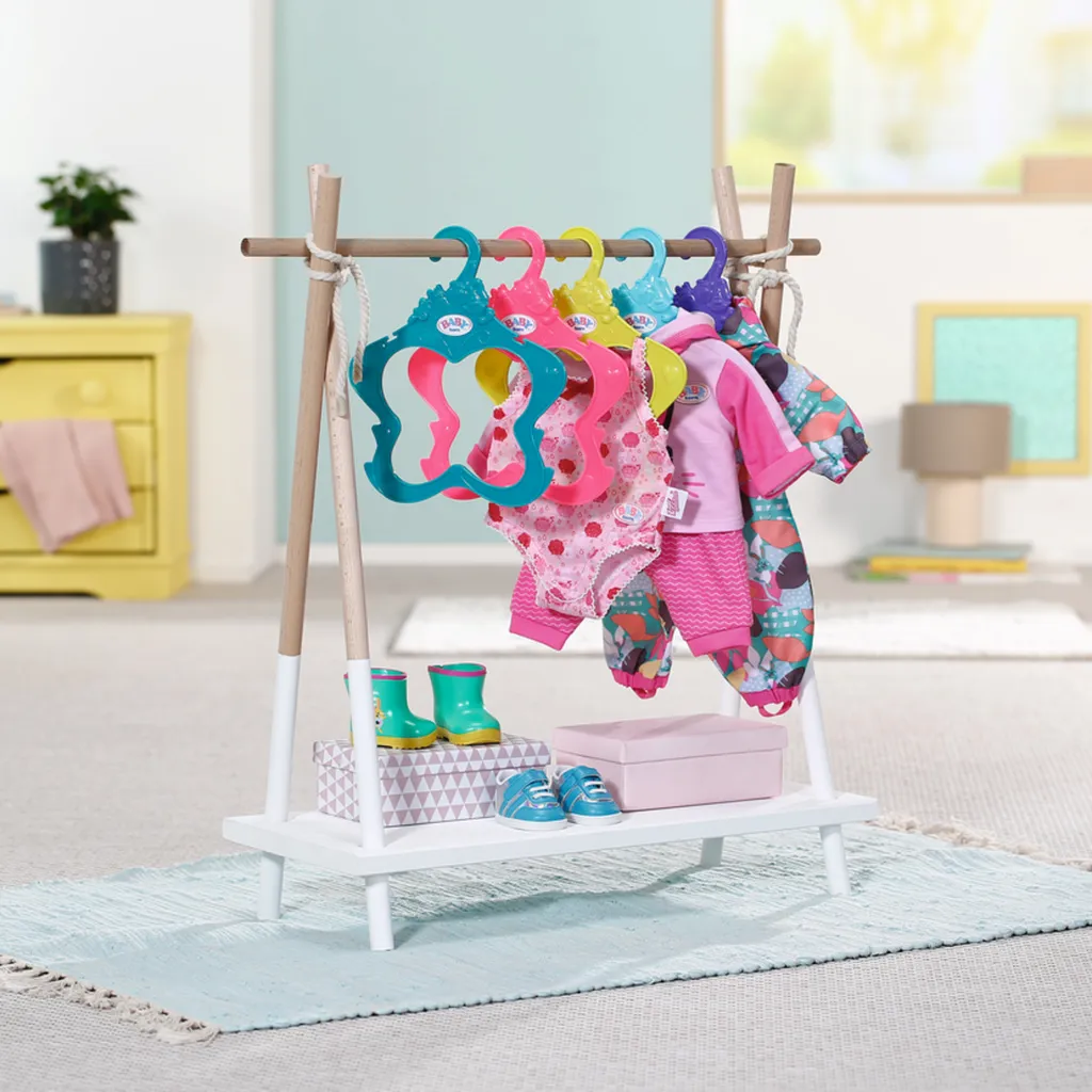 Zapf Creation Baby Born Farbenfrohe Kleiderbügel 5er Pack 43cm – Bild 6