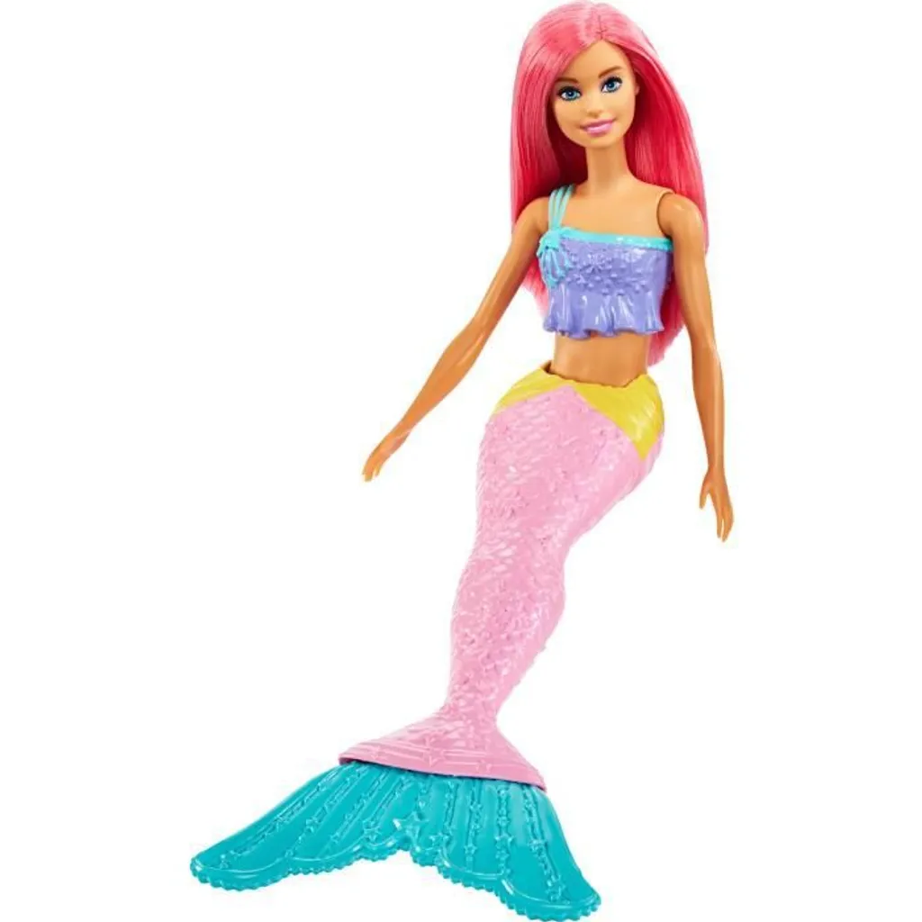 Barbie Dreamtopia Sirena Muñeca Con Pelo Rosado Para Niñas Y Niños +3 Años (Mattel GGC09) BARBIE – Bild 3