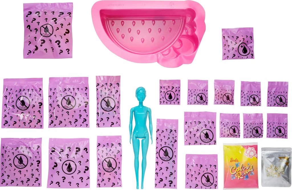 Barbie Color Reveal Schaumspaß-Wassermelone Puppe – Bild 4