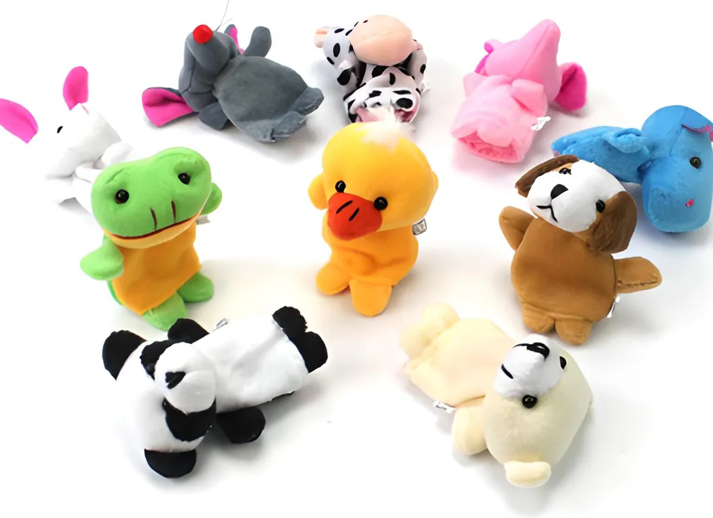 Baby Fingerpuppen-Set 10 St Finger Puppets Zum Spielen Lernen Wollpuppe Geschichte Spielen Lernen Meerestiere Tierspielzeug Fingerpuppen Lernspielzeug Tiere Retoo – Bild 4