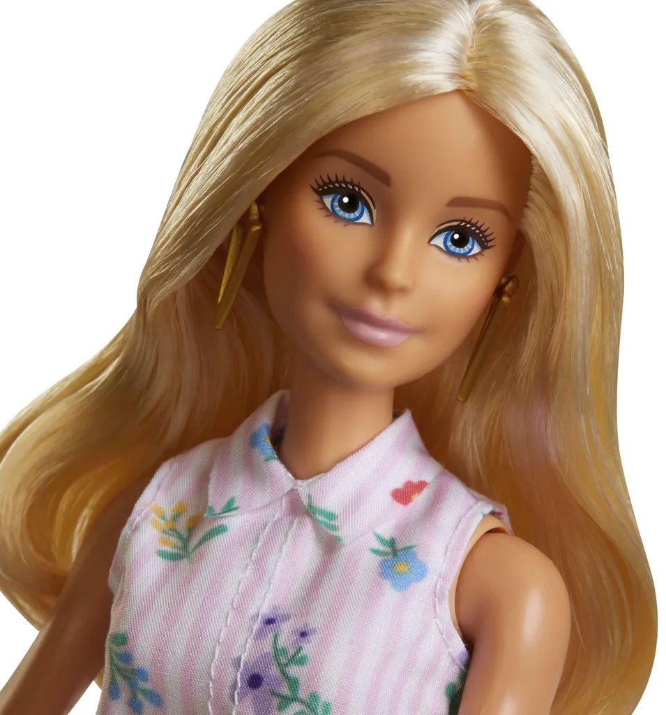 Barbie Fashionistas Puppe Im Blumenkleid & Cowboystiefeln – Bild 3