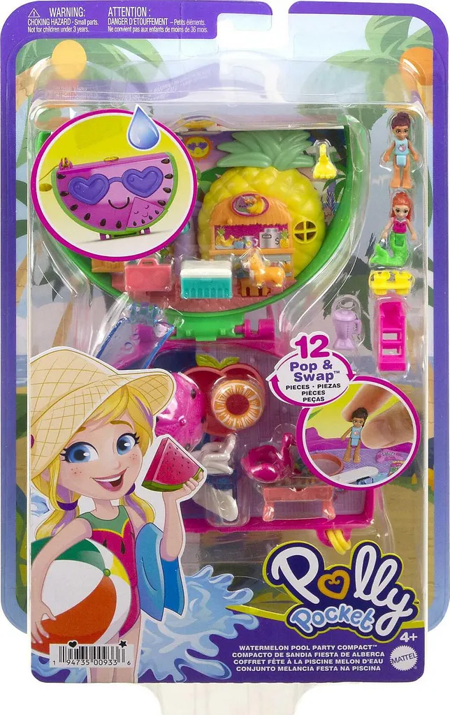 Mattel Spielwaren Polly Pocket Wassermelonen Schatulle Sammelfiguren Sammelfiguren Spielzeug 5 6 7 8 9 Jahre Mädchen Junge Kind Kleinkind Teenager Erwachsener Sammler Sammler Sammlerstück Drinnen Draußen Geburtstag Geb Weihnachten Ostern Hannukah Hanu... – Bild 7