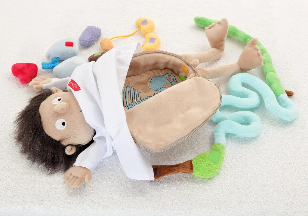 Sigikid Lernpuppe Erwin Der Kleine Patient Mehrfarbig 44cm, 38322 – Bild 9