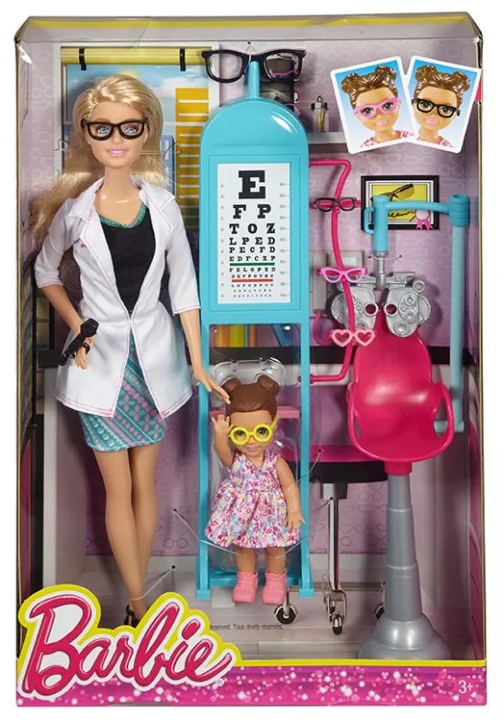 Barbie Kinderärztin Puppe (blond), Spielset Mit Kleinkind – Bild 14