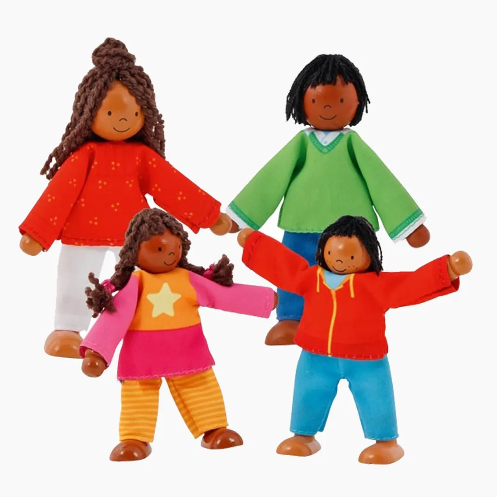 Goki Biegepuppen Farbige Familie â Bild 2