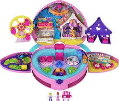 Mattel GYK91 - Polly Pocket - Klein - Ganz Groß Freizeitpark Rucksack