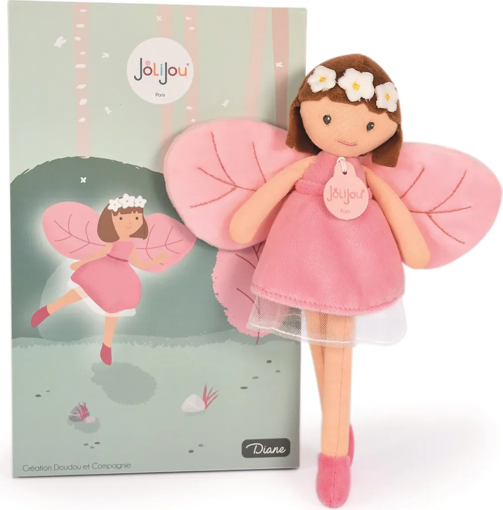 Doudou Et Compagnie Stoffpuppe Erstlingspuppe 25 Cm Waldfee Diane